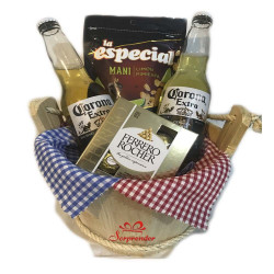 Originales - Ancheta con cerveza para picar